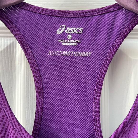 Asics Purple Racerback Performance Tank - Picture 2 of 5